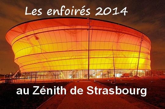 Le Zénith de Strasbourg pour le passage du concert des Enfoirés
