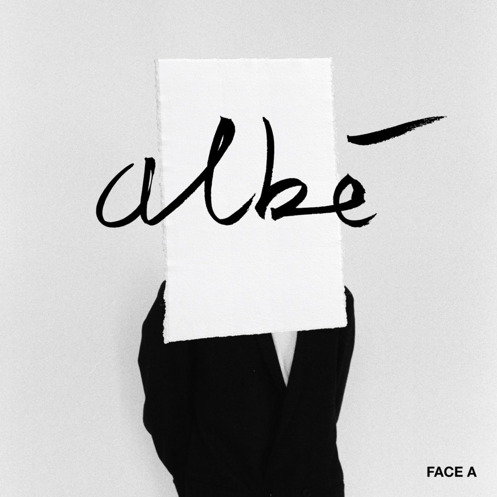 la pochette de l'ep Face A de l'artiste français Albé est disponible