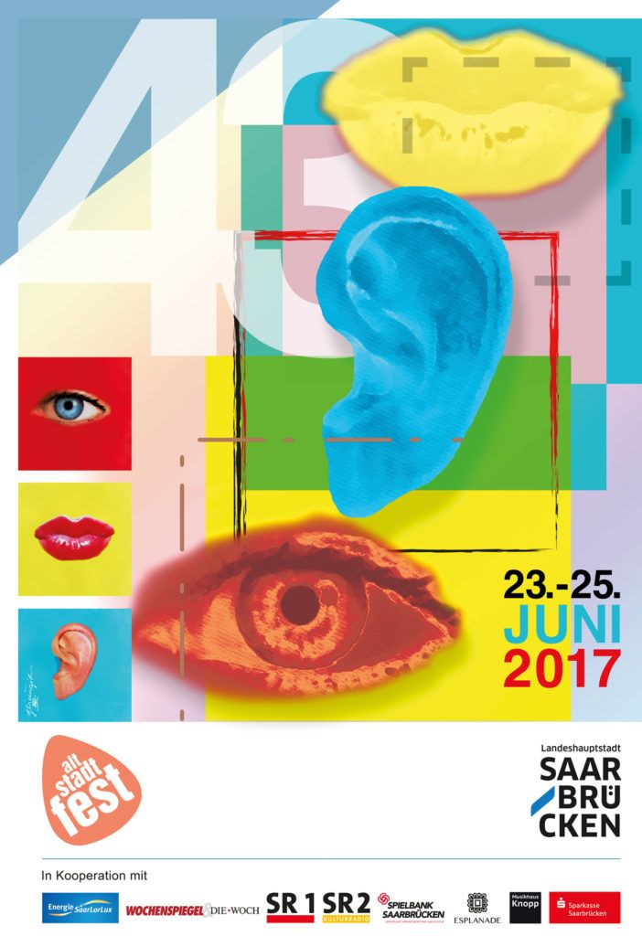 affiche de la manifestation annuelle Altstadtfest de Sarrebrücken