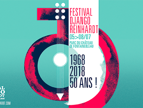 affiche du festival Django Reinhardt 2018