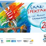 affiche du 20e Saarspektakel, un festival et une manifestation sarroise