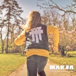 Voici la cover de l'album "Ne te retourne pas" de Makja