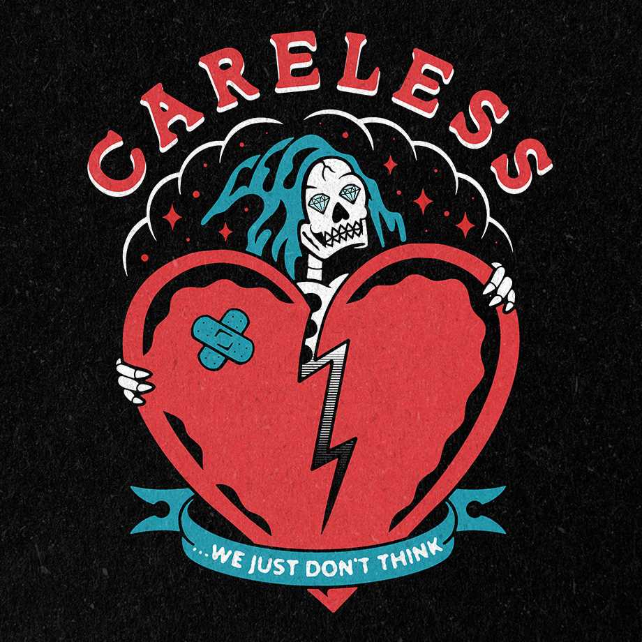 pochette du single Careless du duo canadien The Blue Stones