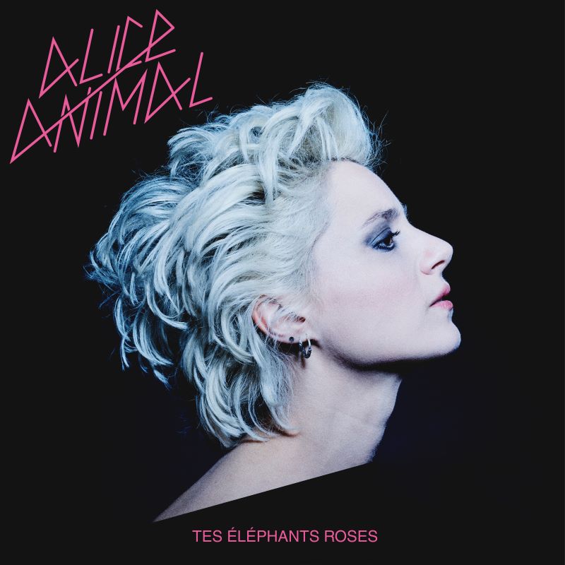 pochette du single "Tes Eléphants Roses" de Alice Animal