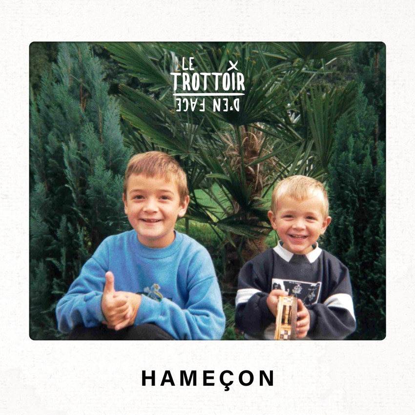 pochette du single "Hameçon" du groupe Le Trottoir d'en Face