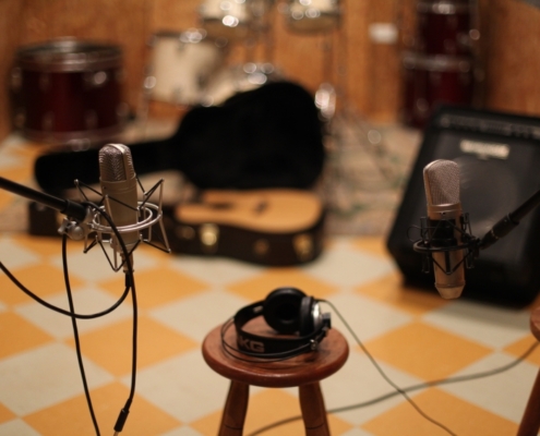 photo d'un studio d'enregistrement comme Xlrstudio