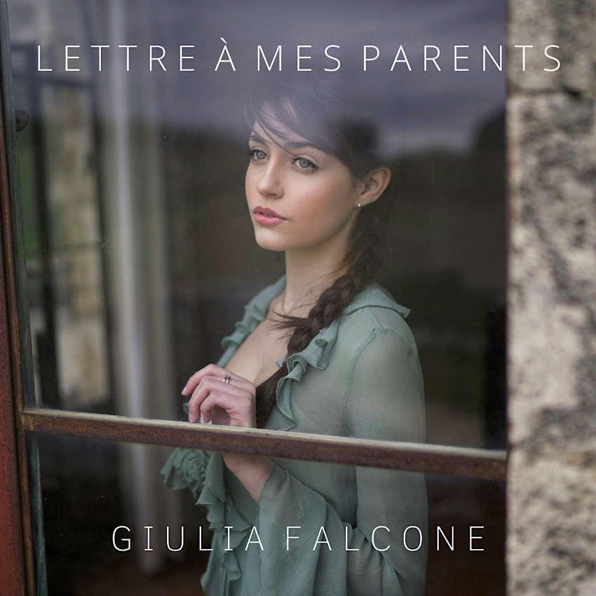 pochette du titre Lettre à mes parents de l'artiste italienne Giulia Falcone